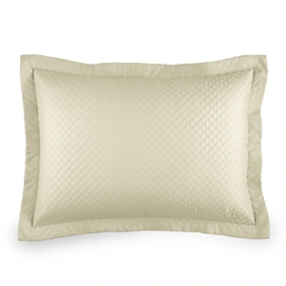 Ralph Lauren Wyatt Standard Pillow Sham Hollywood Cream